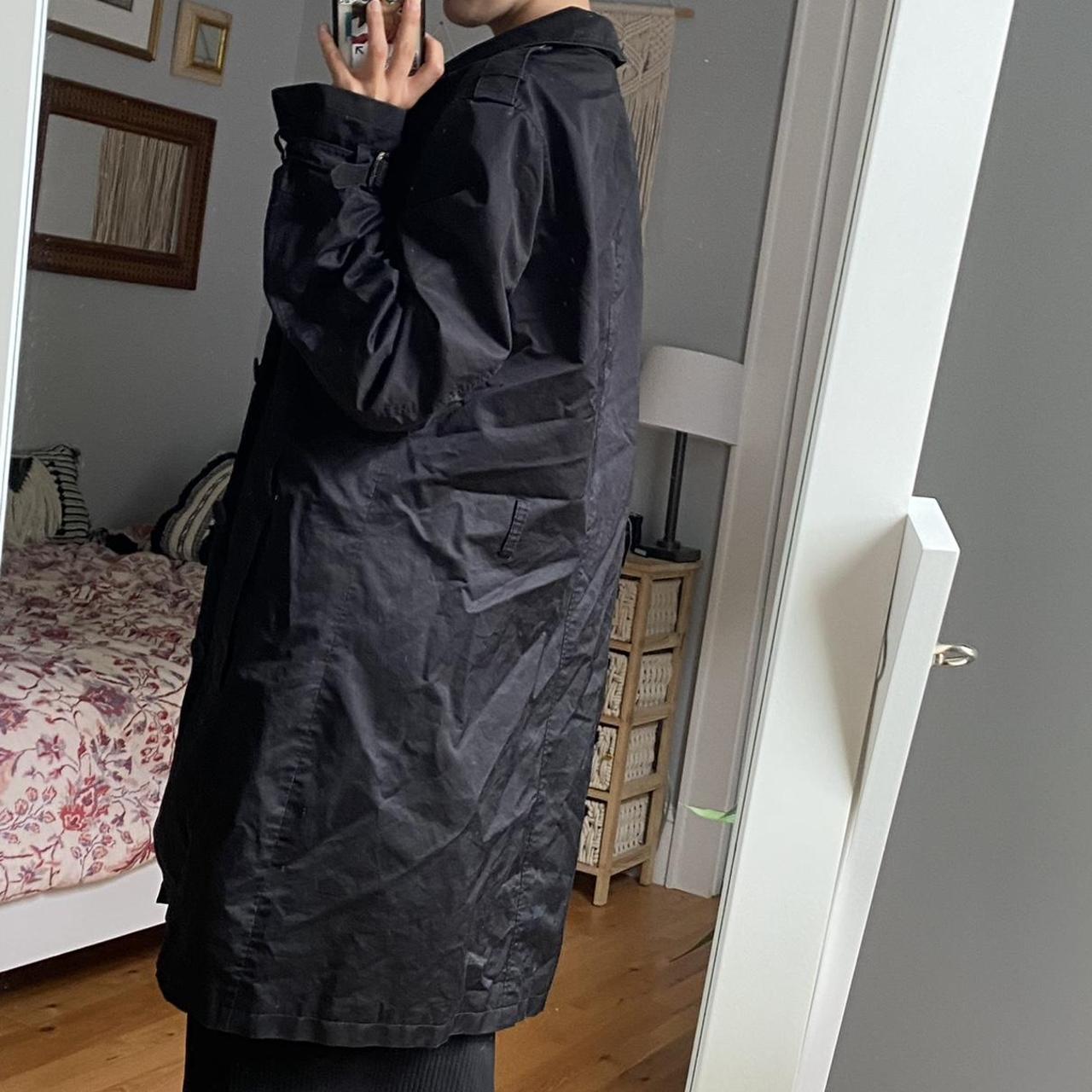 Black waterproof trench coat Brand Ted Baker... Depop