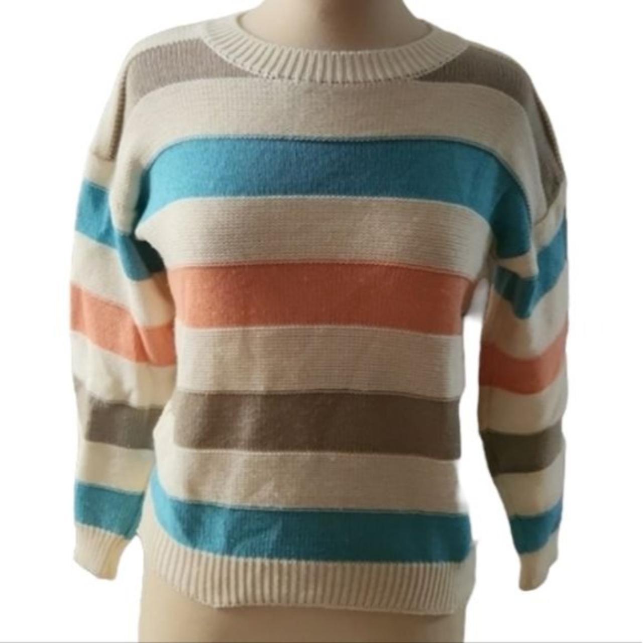 American Vintage Women's hotsell Pink and Blue Jumper