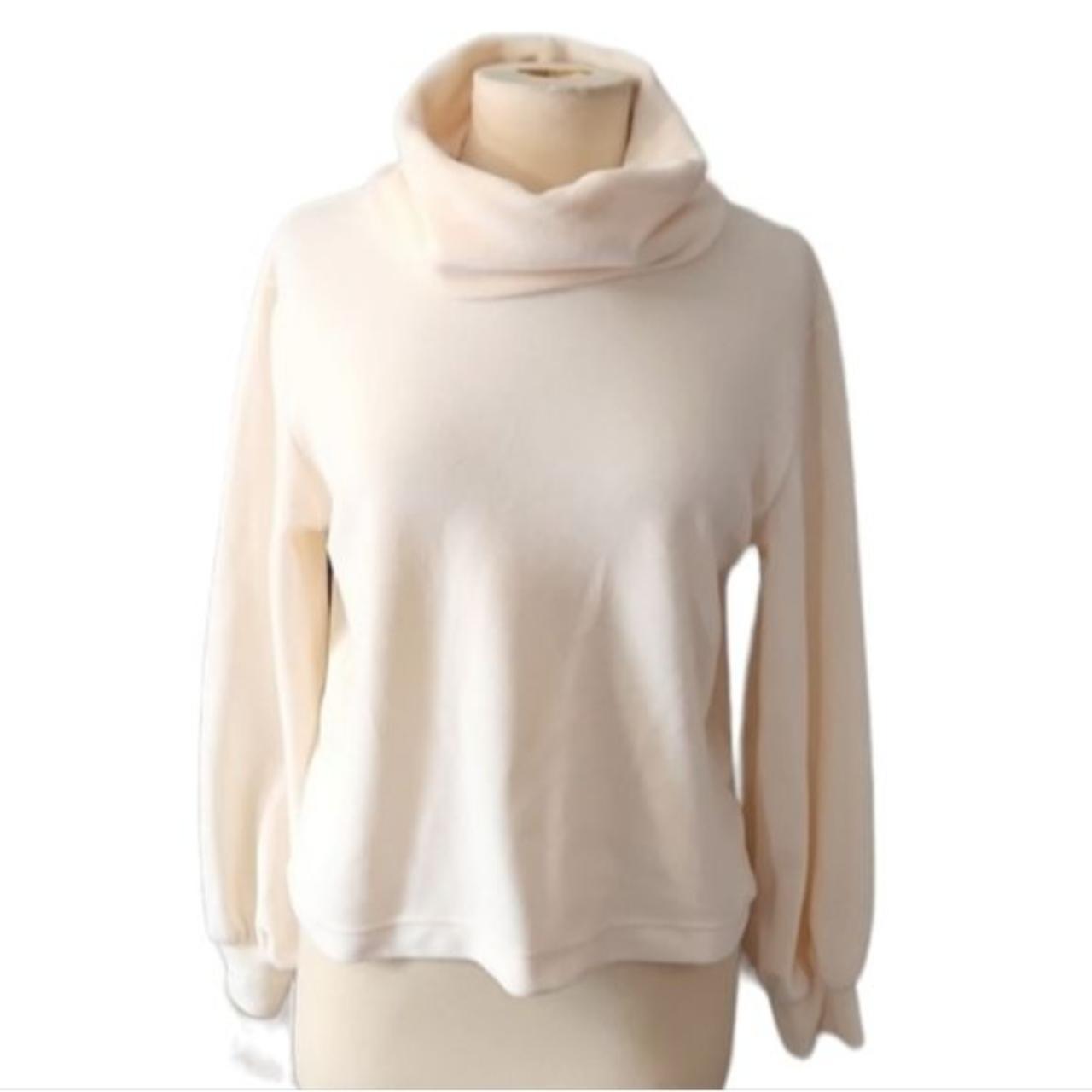 WALLFLOWER Cream Turtleneck Velvet Feel Soft Depop - Main Image