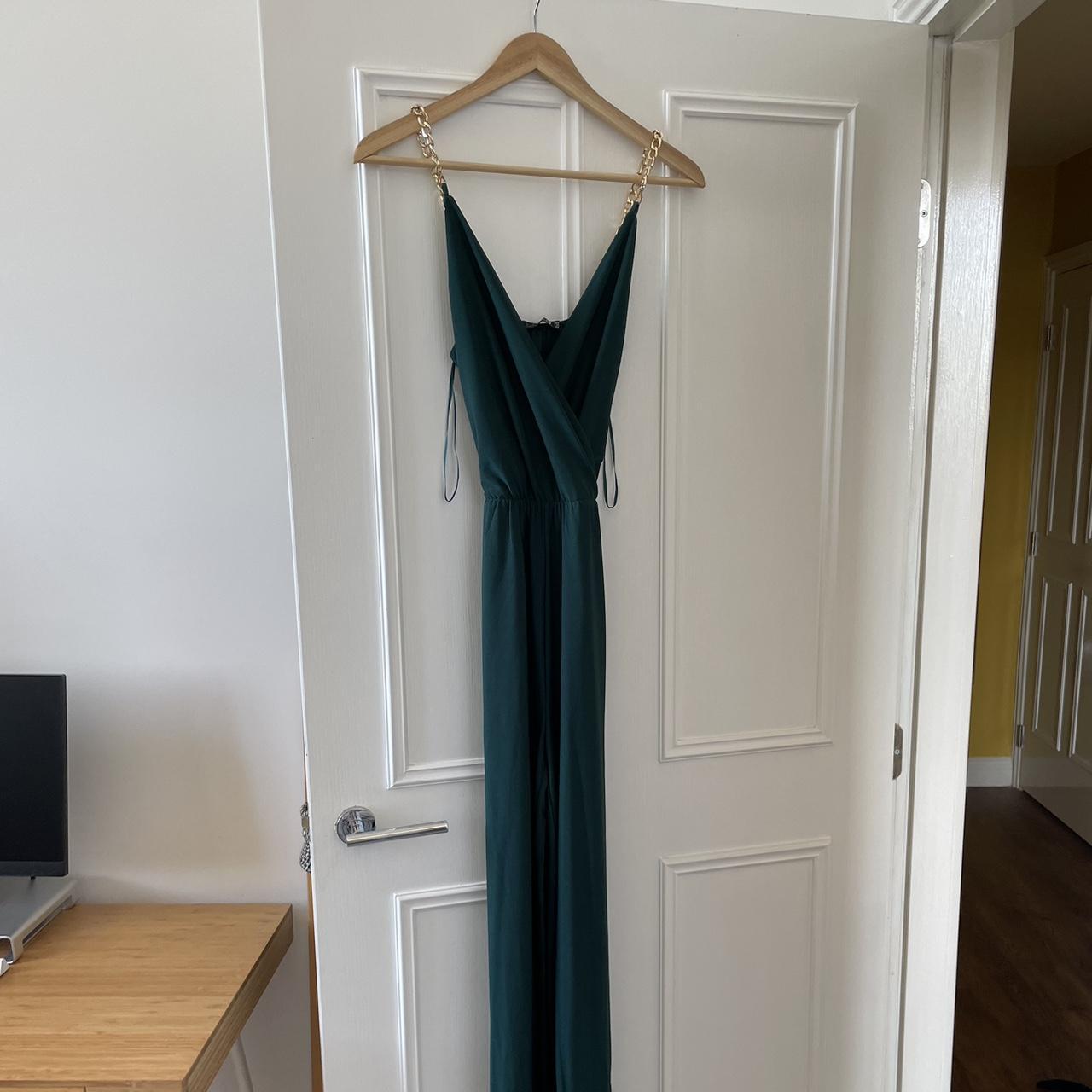 QUIZ dark green jumpsuit size 8 BNWT Depop