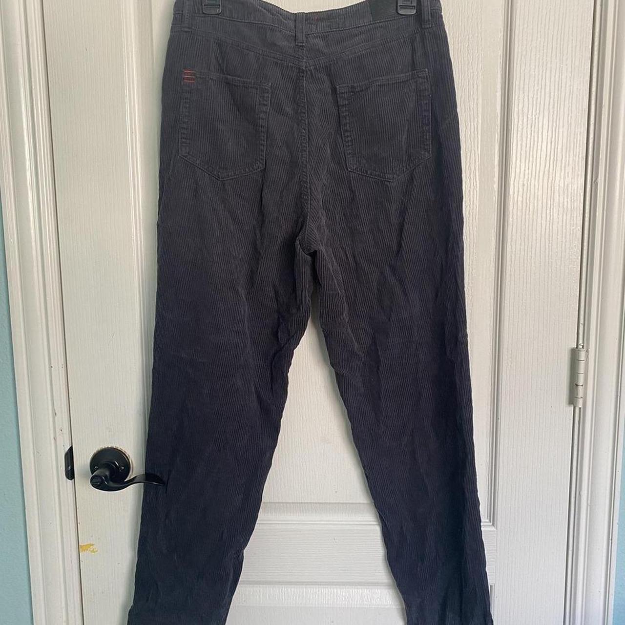 urban outfitters black corduroy pants, size... - Depop