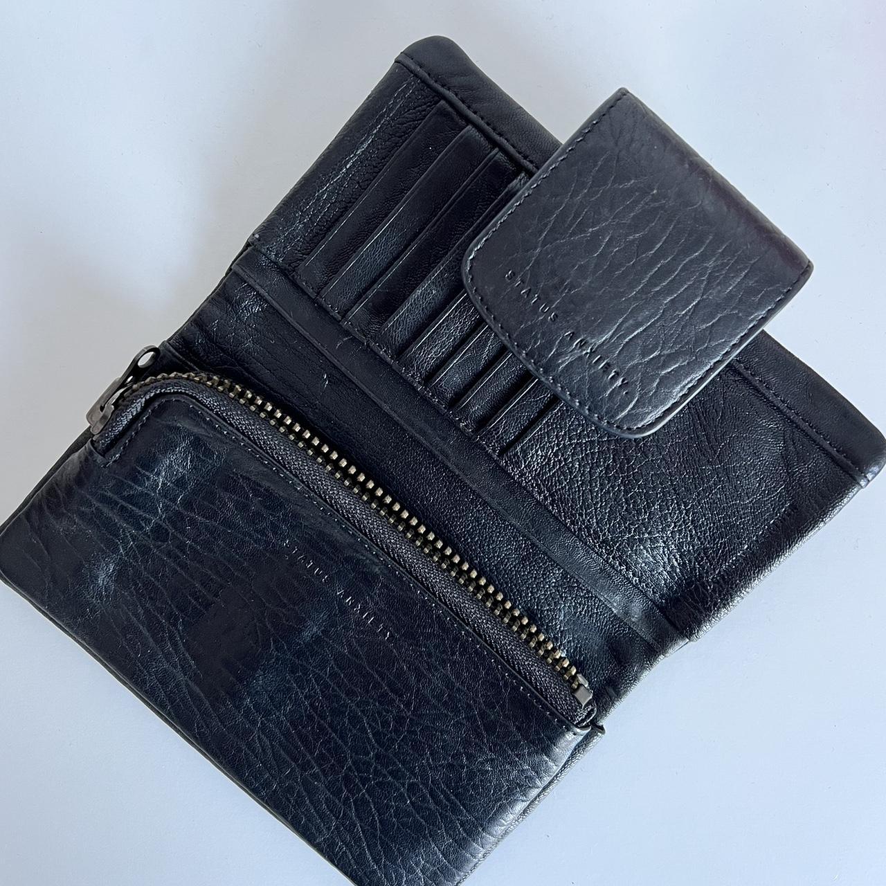 Status Anxiety Black leather purse Used but in... Depop