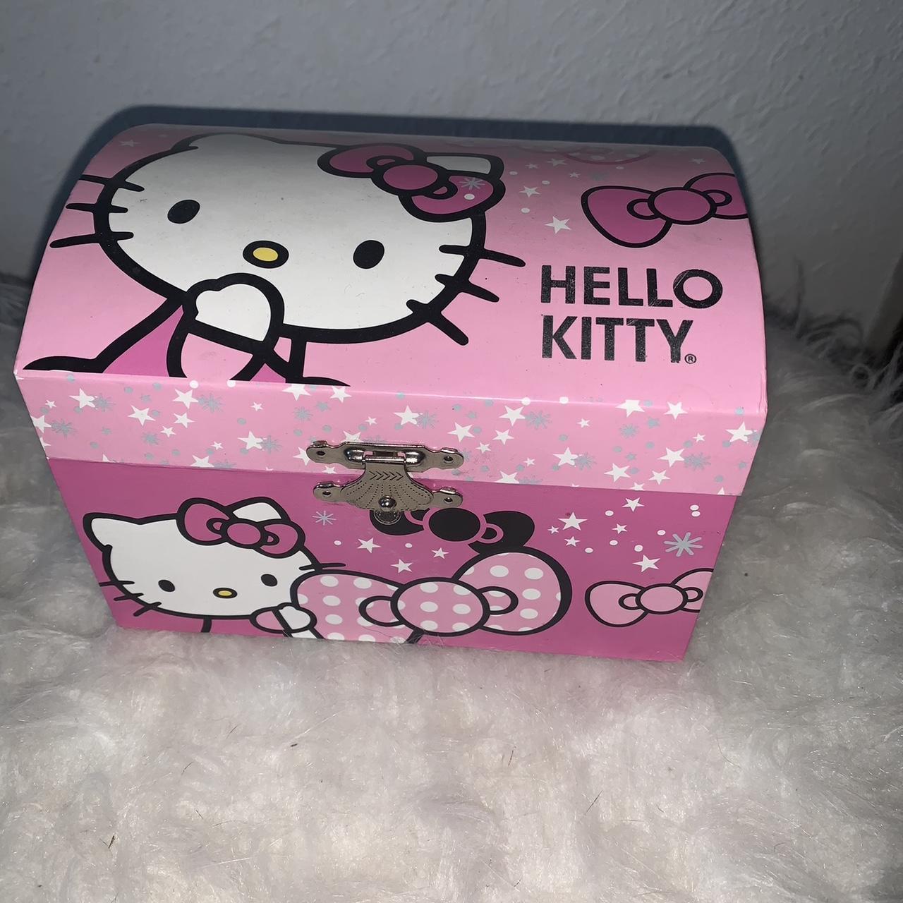 Hello Kitty Jewelry Box top 9x5 RARE