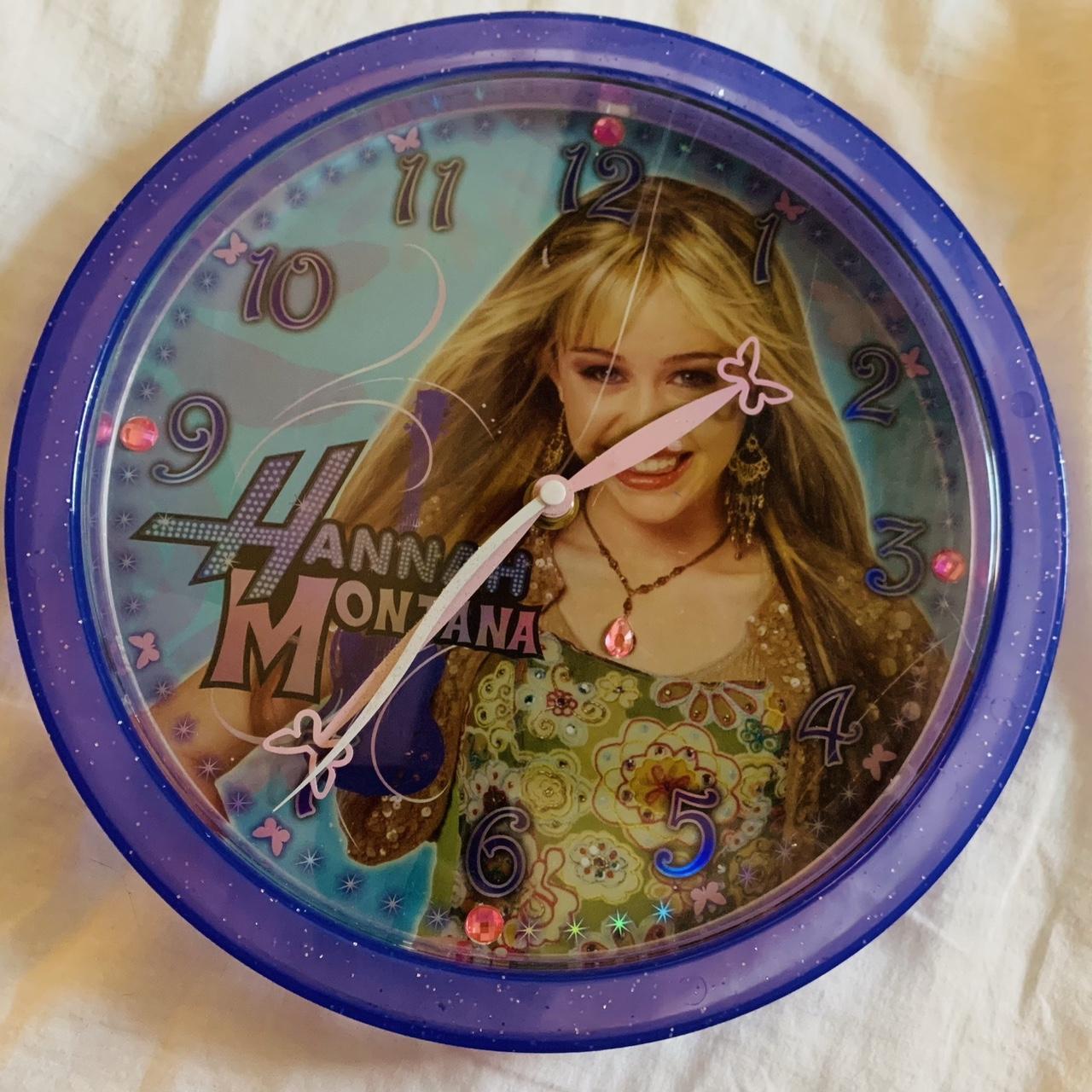 Vintage Disney Hannah Montana clock Super... Depop