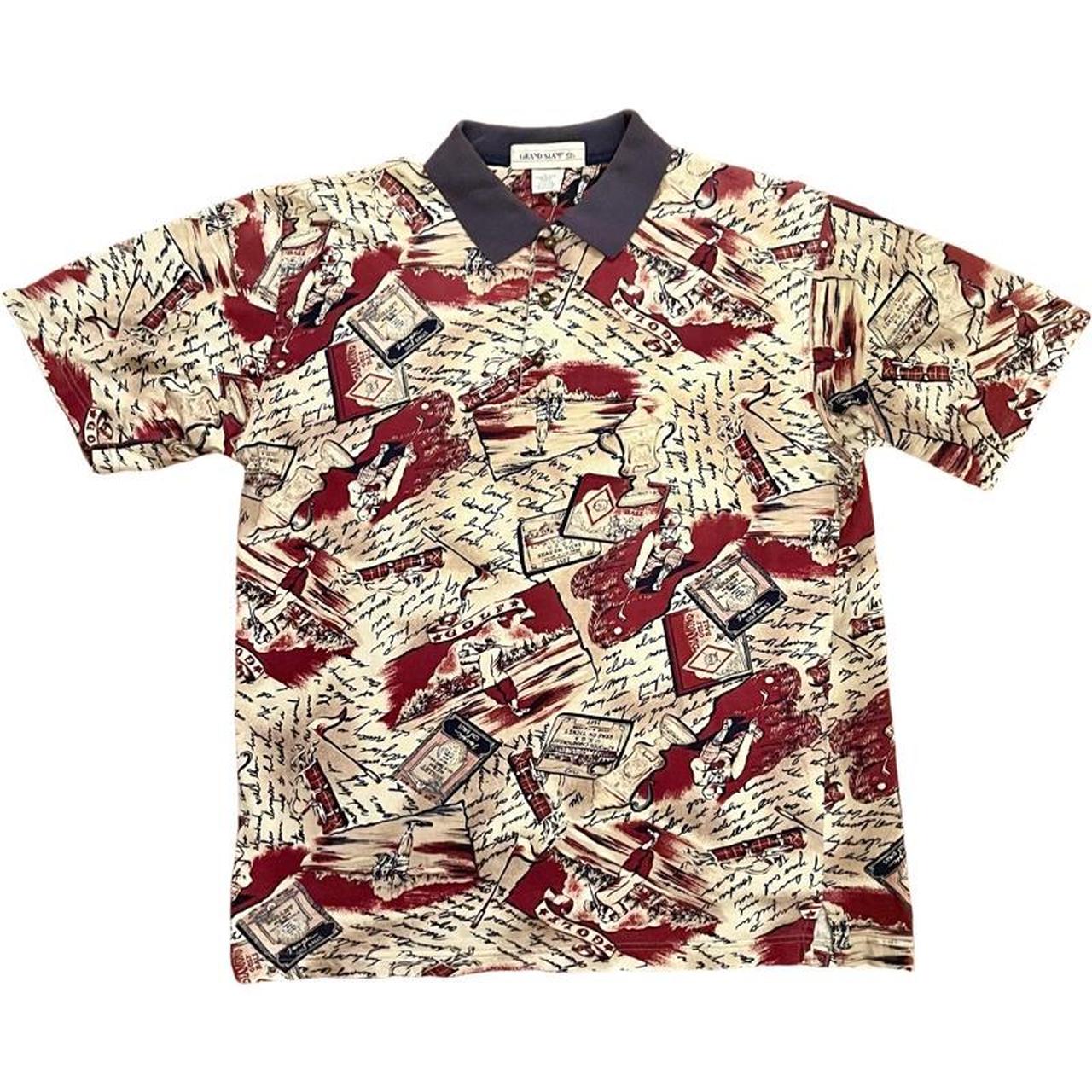 Vintage Golf Polo Munsingwear Size L 22” X 29”... Depop