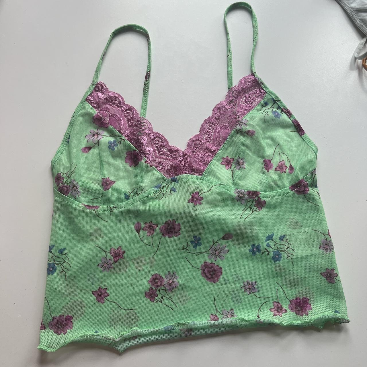 XS motel rocks lace cami worn once Depop
