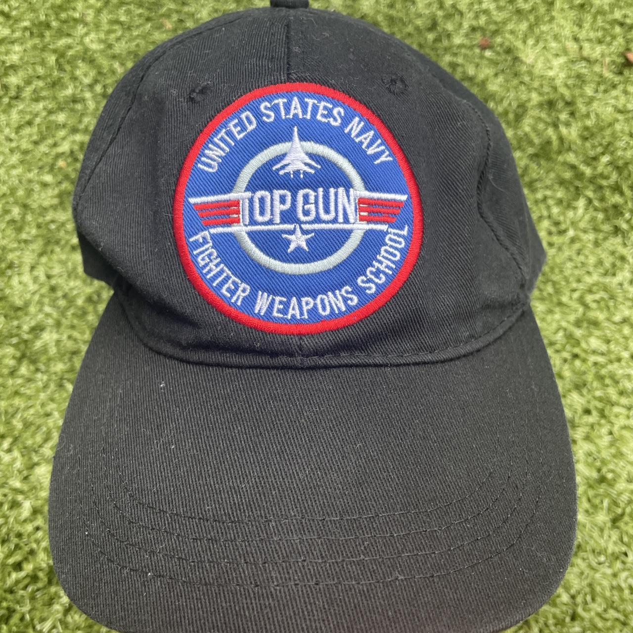 Top Gun Navy Hat Size Adjustable Price... Depop