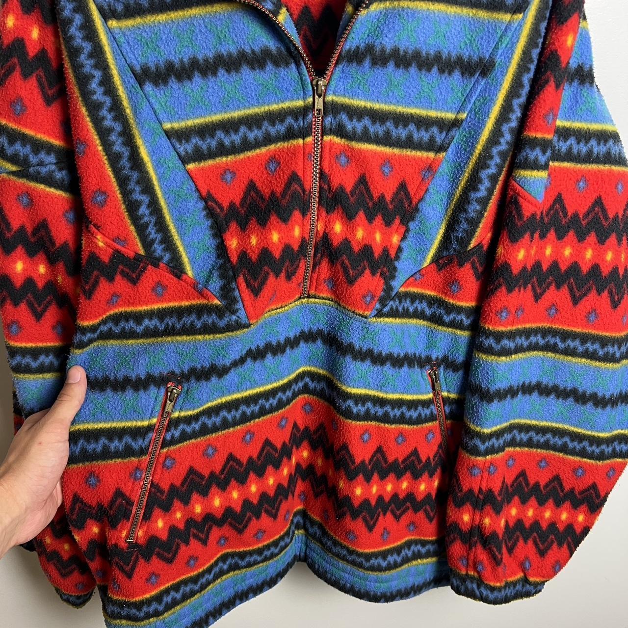 Men's Sweater - Multi/Red - L – Vintage Aztec Pri… - image 3