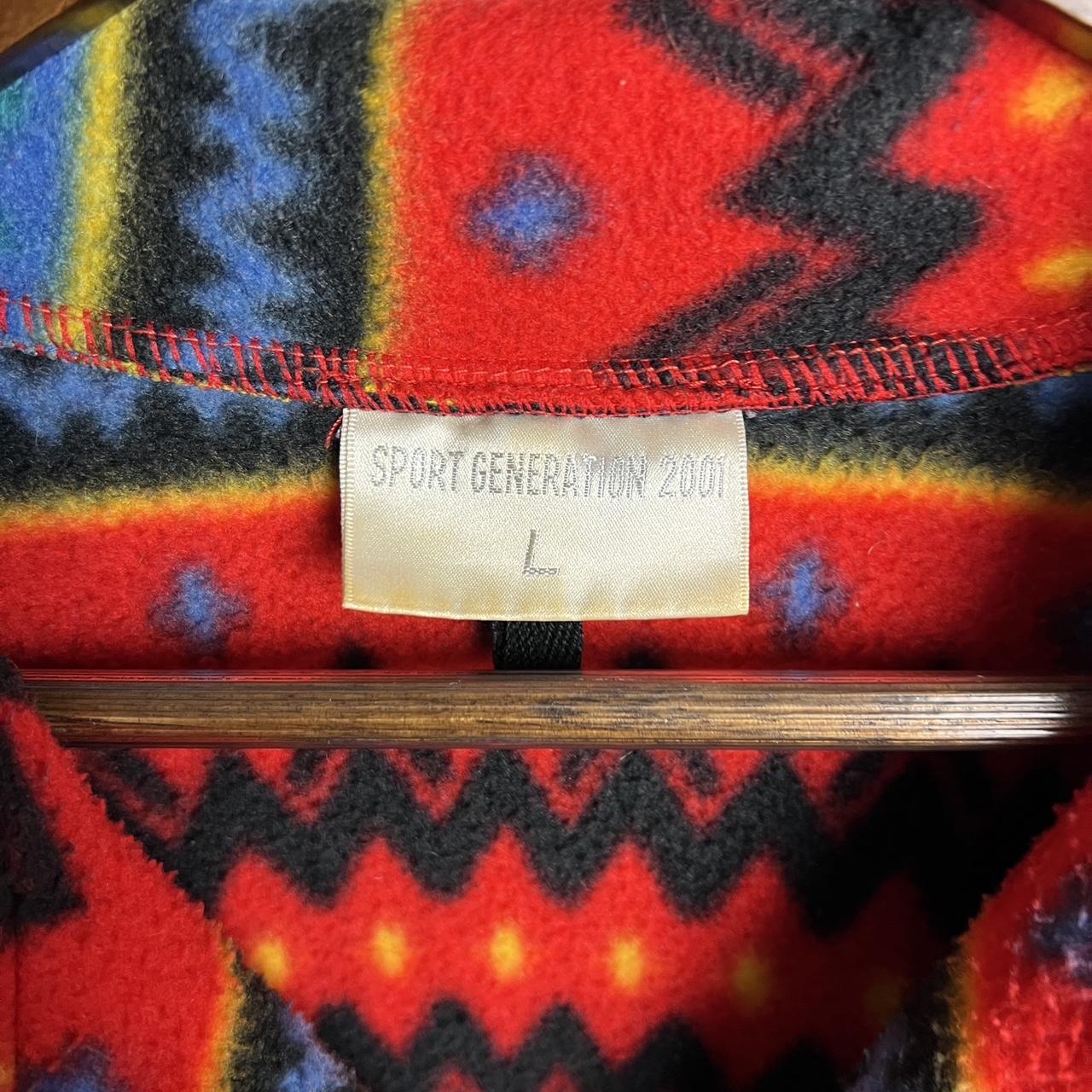 Men's Sweater - Multi/Red - L – Vintage Aztec Pri… - image 4