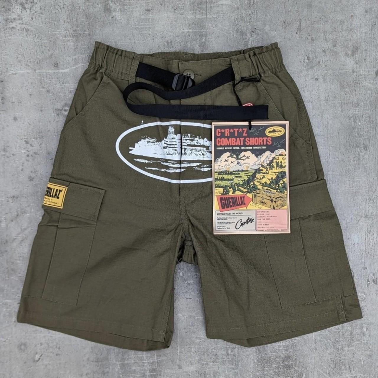 ️ Corteiz Alcatraz Guerillaz 21' Cargo Shorts ... - Depop