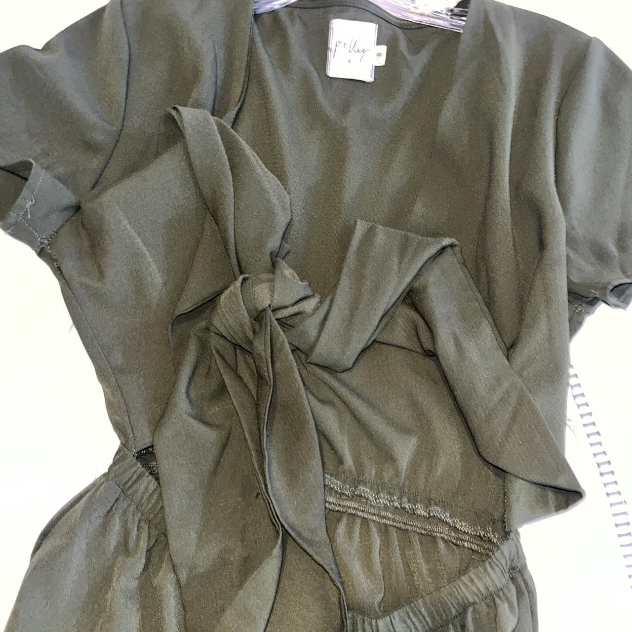 Oh polly khaki playsuit on sale