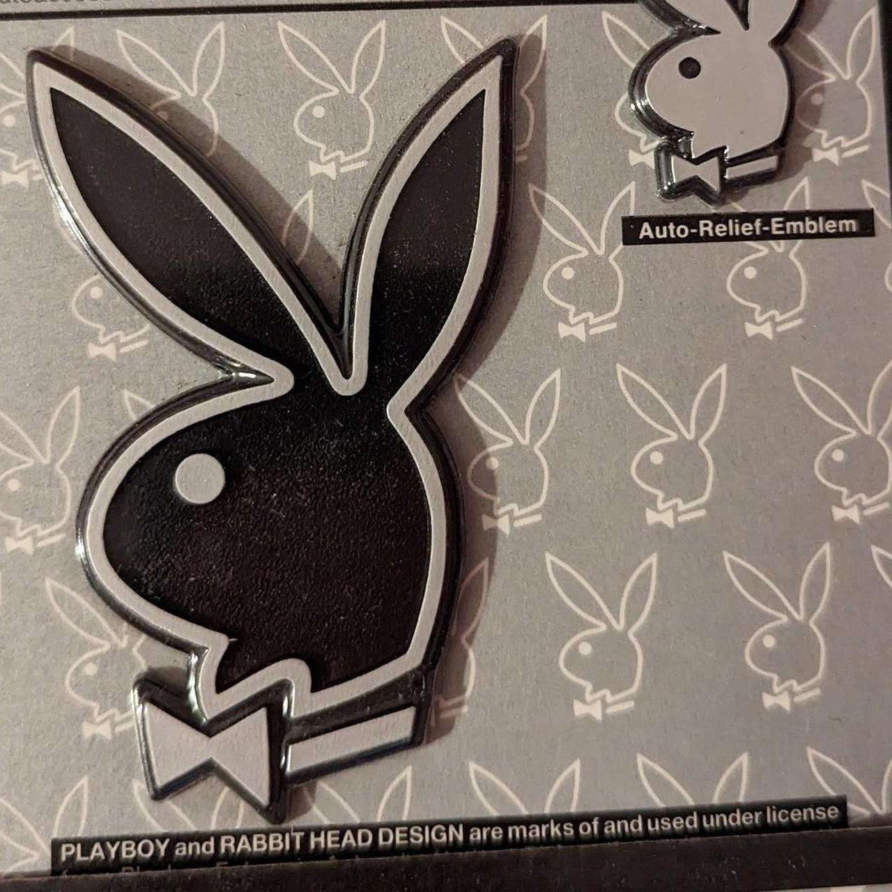 playboy car accessories bunny sticker Black Bunny,... Depop