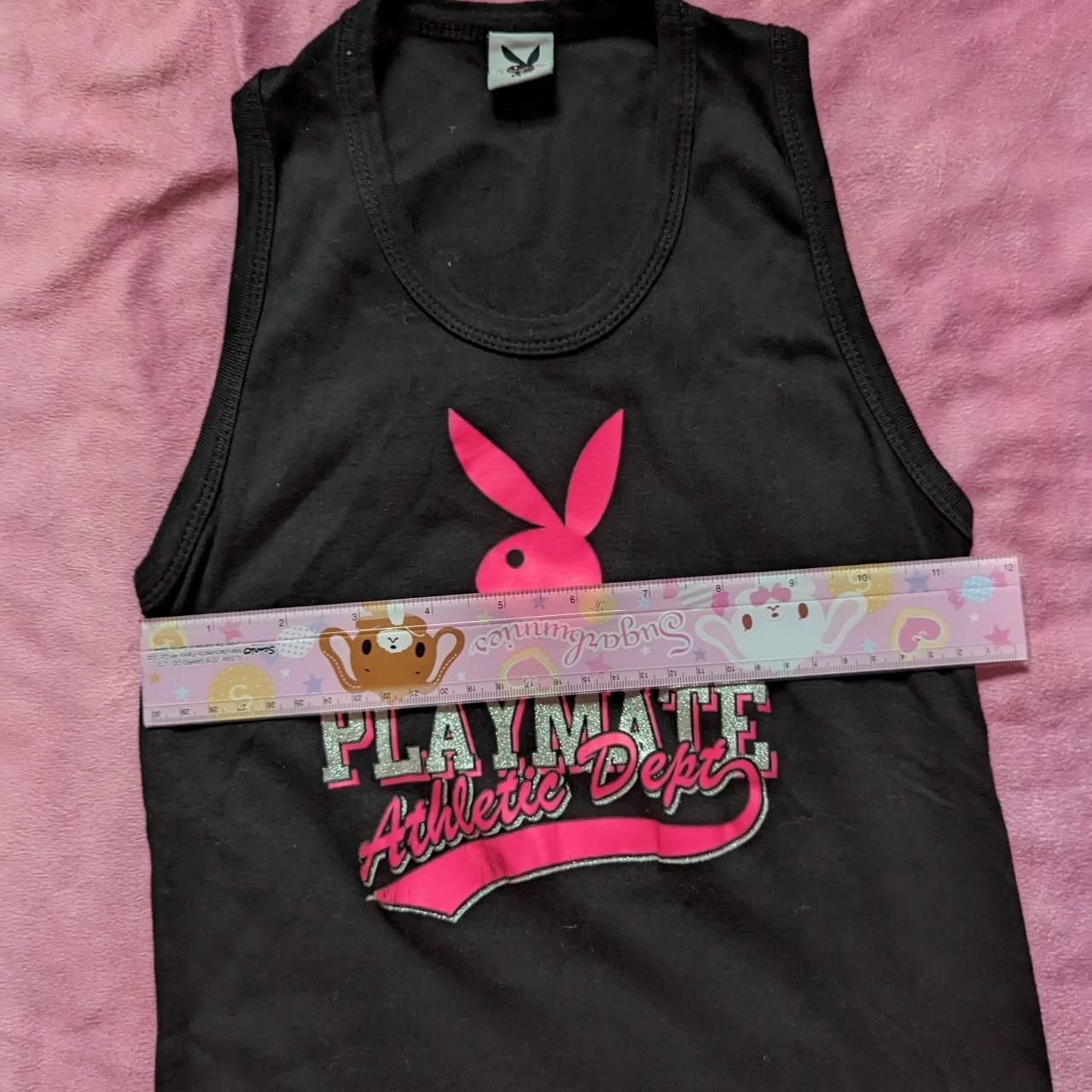 Playboy tank top estimated xs clothes may have a... - Depop