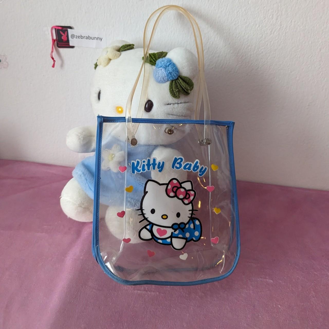 Hello kitty clear on sale bag