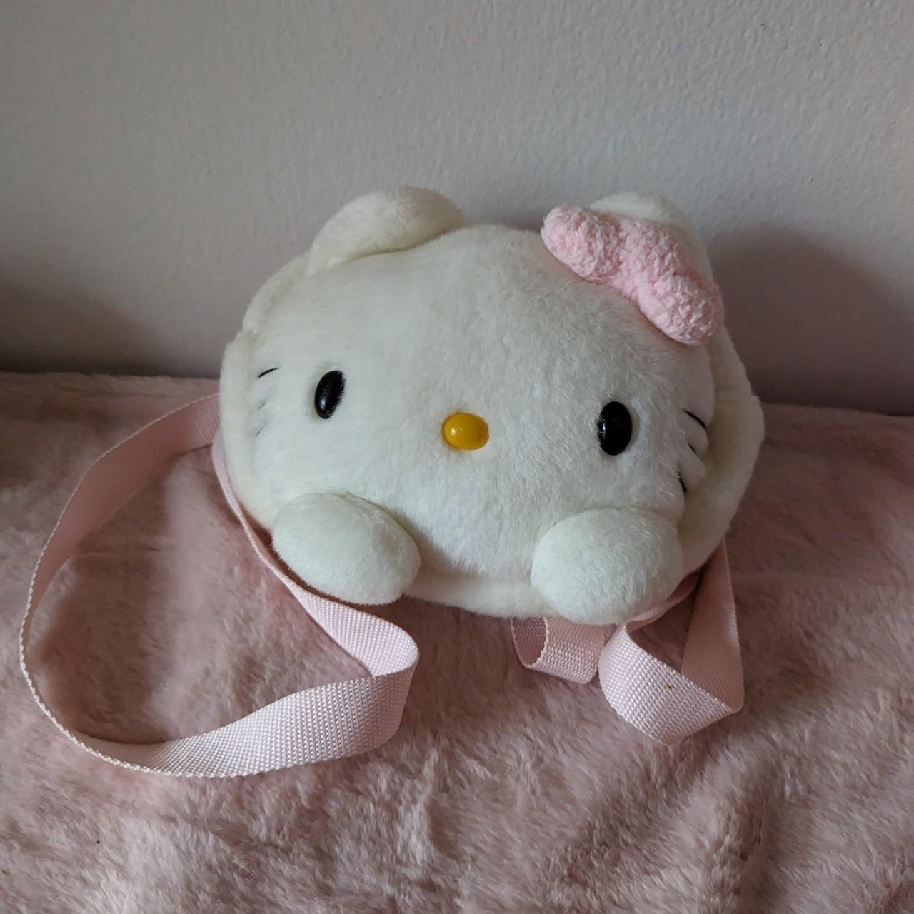 Hello Kitty 2007 plush backpack small about 8 in... - Depop