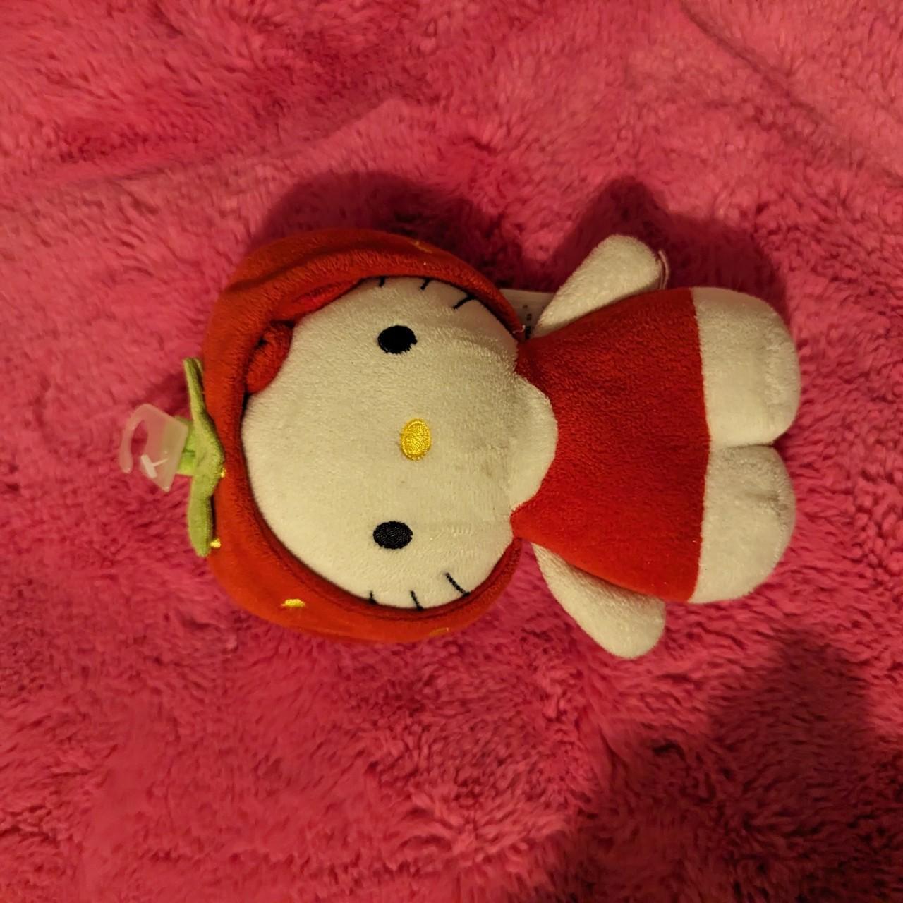 hello kitty x h&m plush strawberry 2011 approx 5... Depop