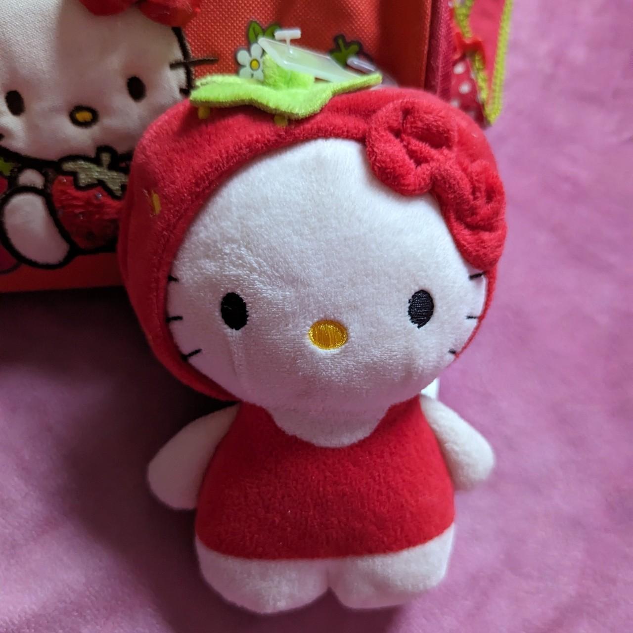 hello kitty x h&m plush strawberry 2011 approx 5... Depop