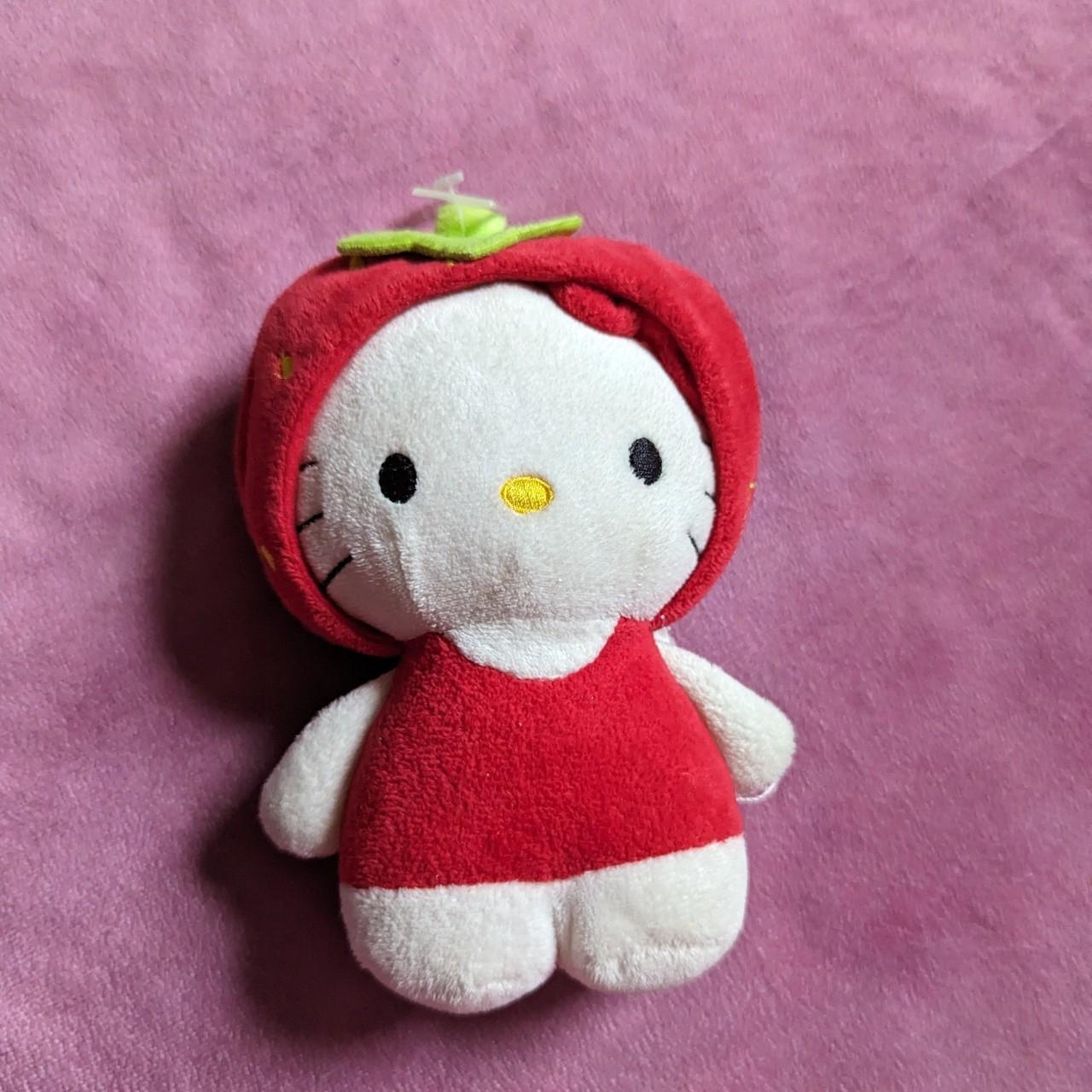 hello kitty x h&m plush strawberry 2011 approx 5... Depop