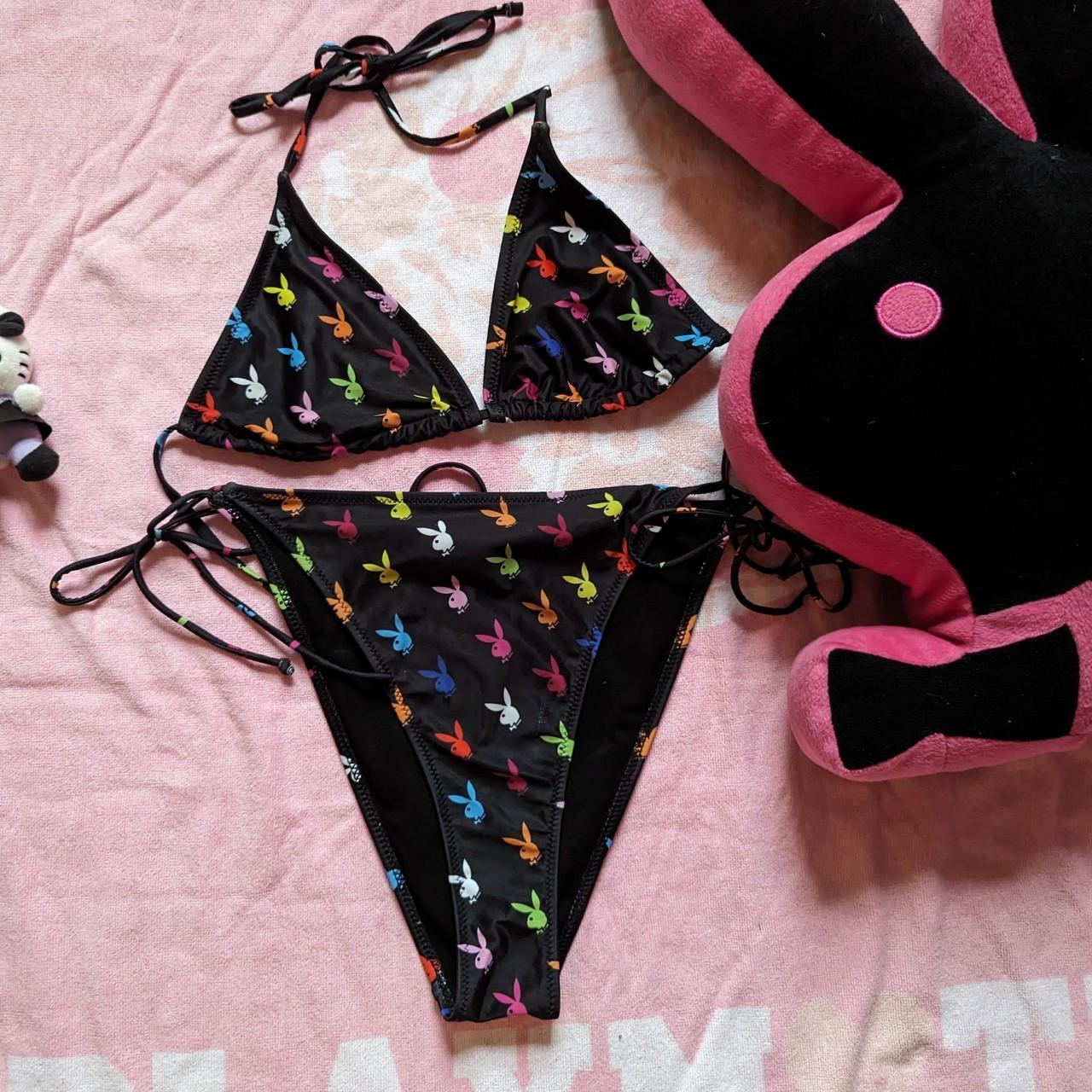 Playboy x miss guided swim bikini top and bottom...