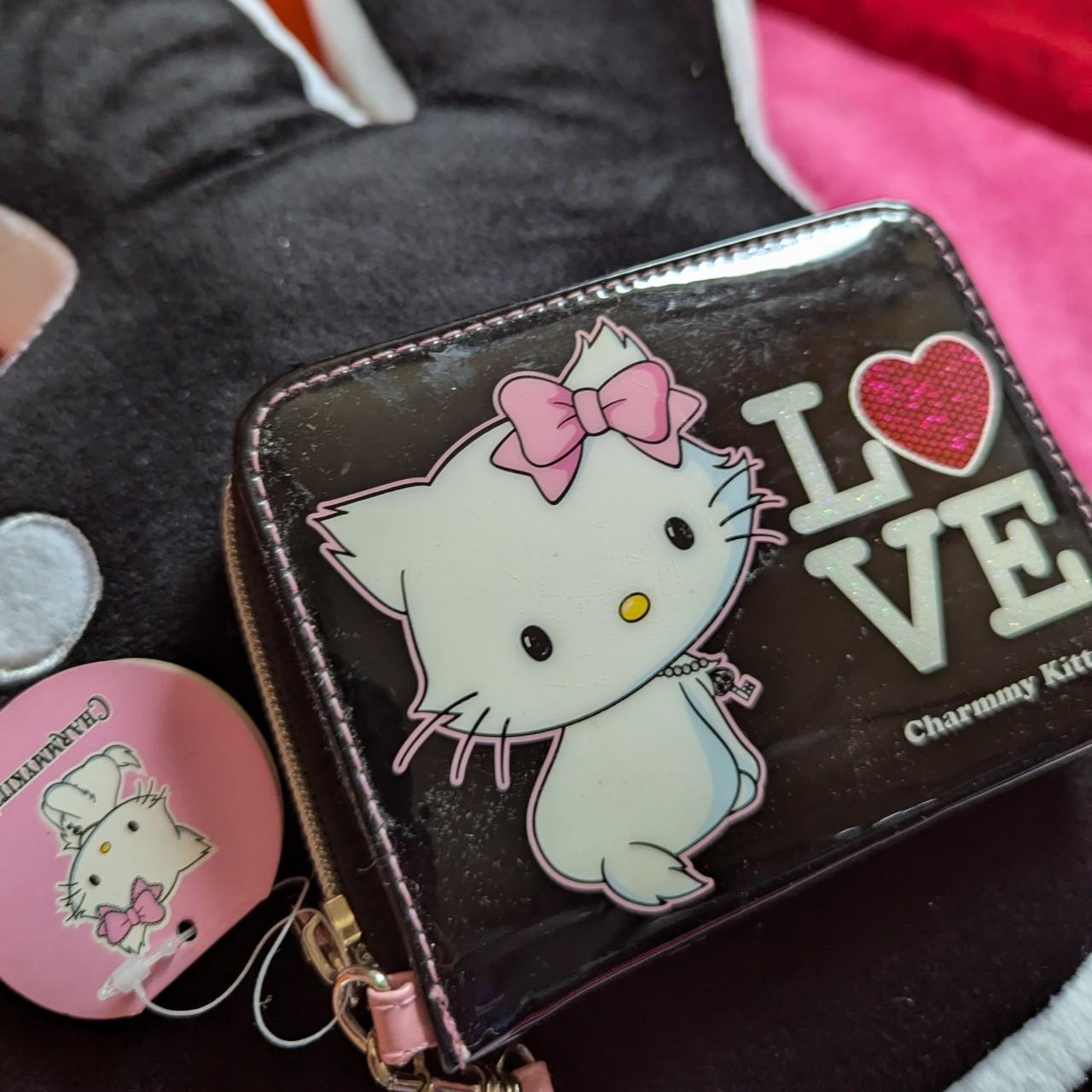 hello kitty charmmy kitty wallet middle size about 5 | Depop