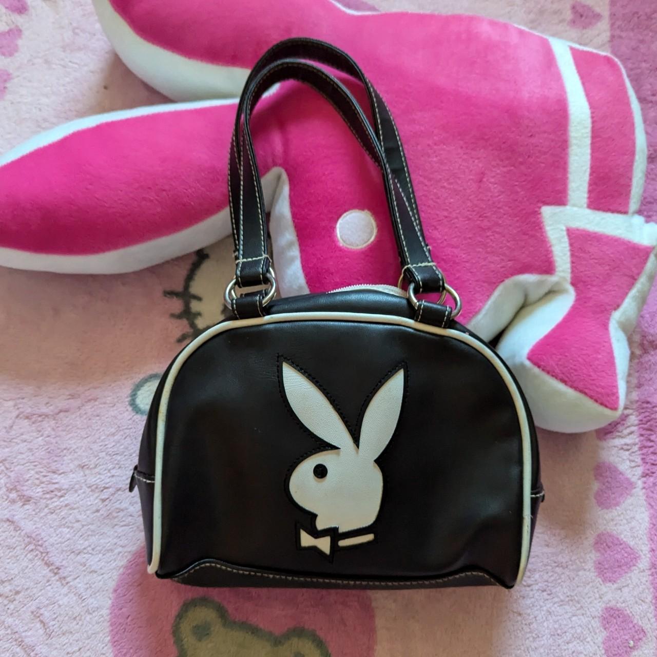 Playboy mini bowler top purse