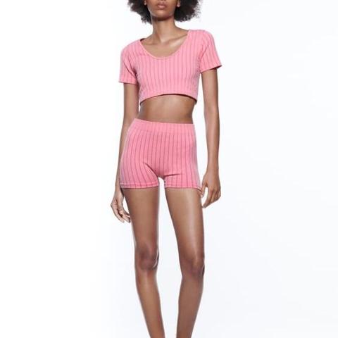 order store‎ Zara Set - Lilac Seamless Corset Top & Seamless