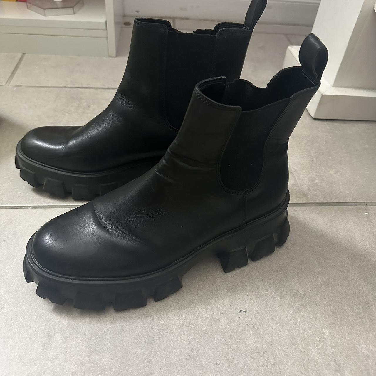 black gianni bini boots #giannibini #opium... - Depop