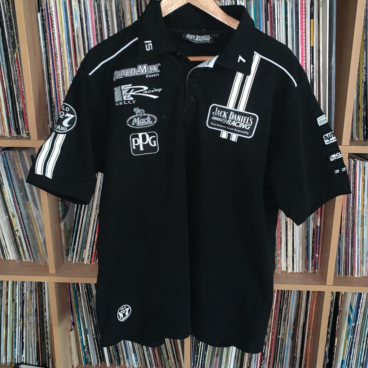Jack daniels racing polo shirt Amazing logo... Depop