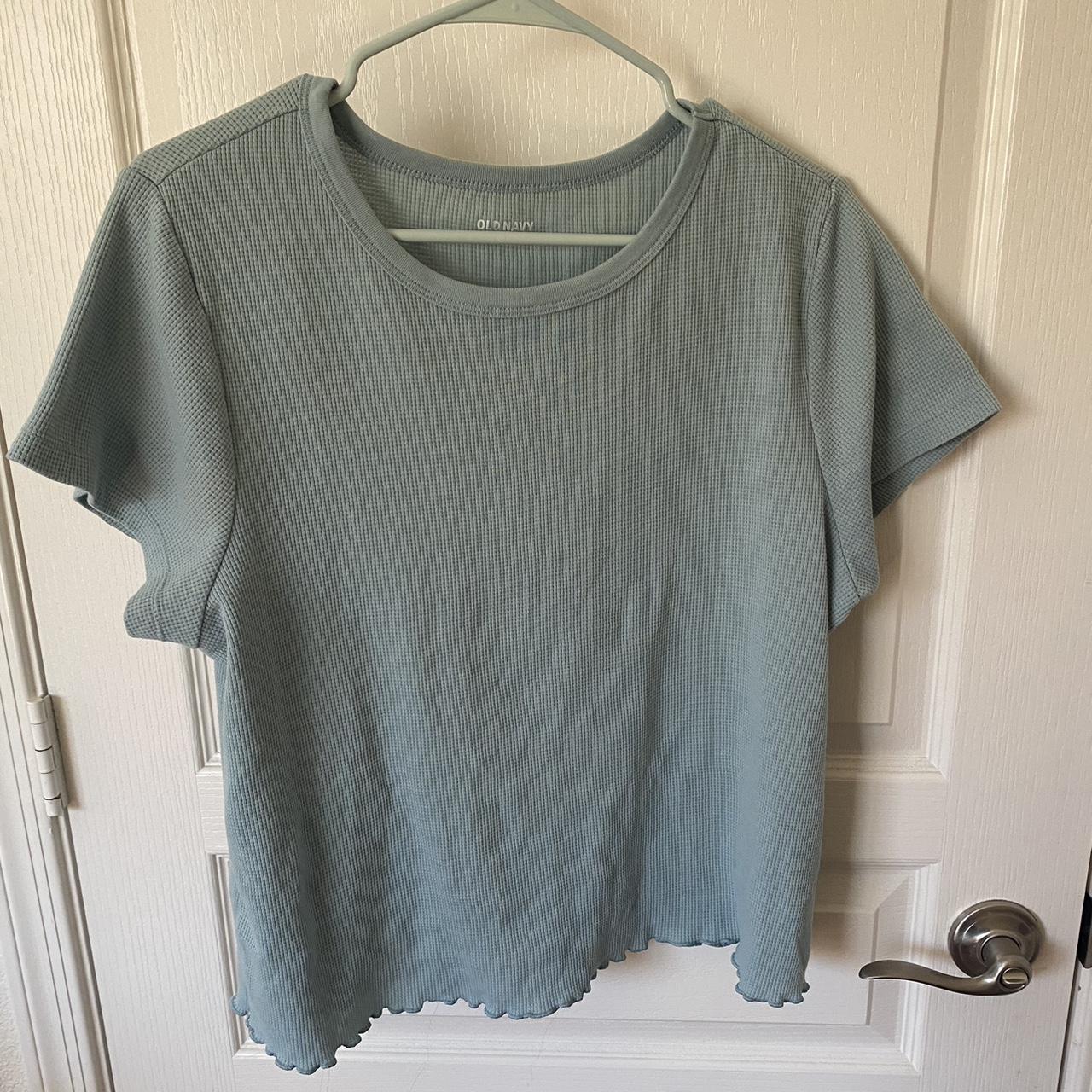 Old Navy Women's Blue Shirt Depop