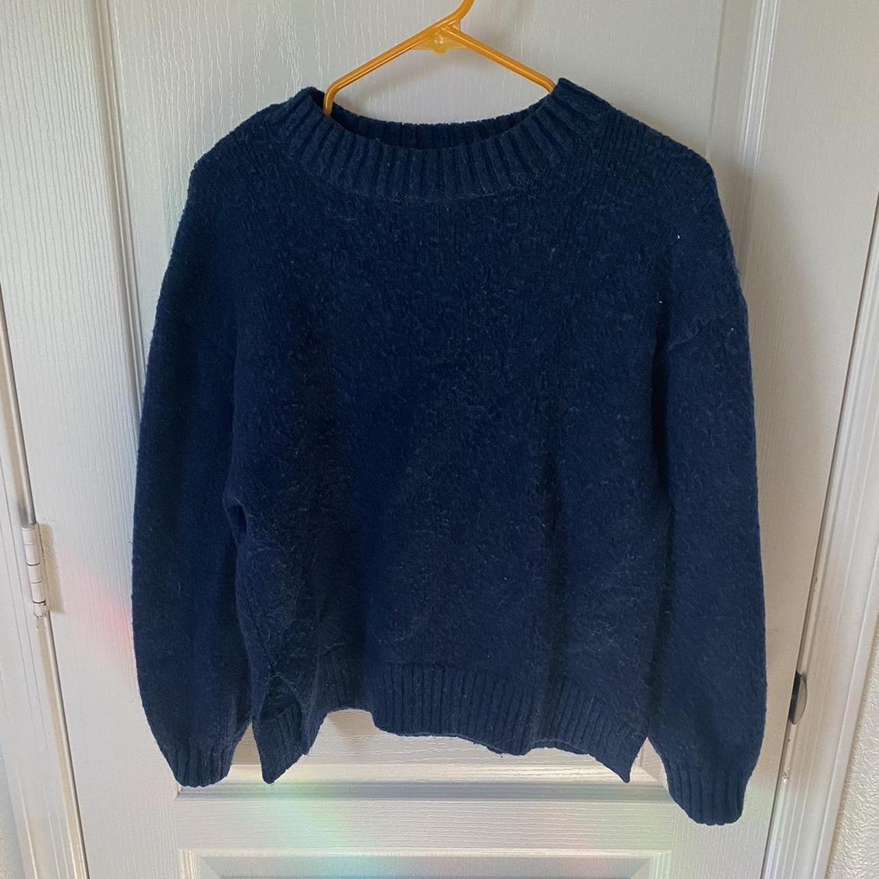 dark blue H&M sweater - Depop