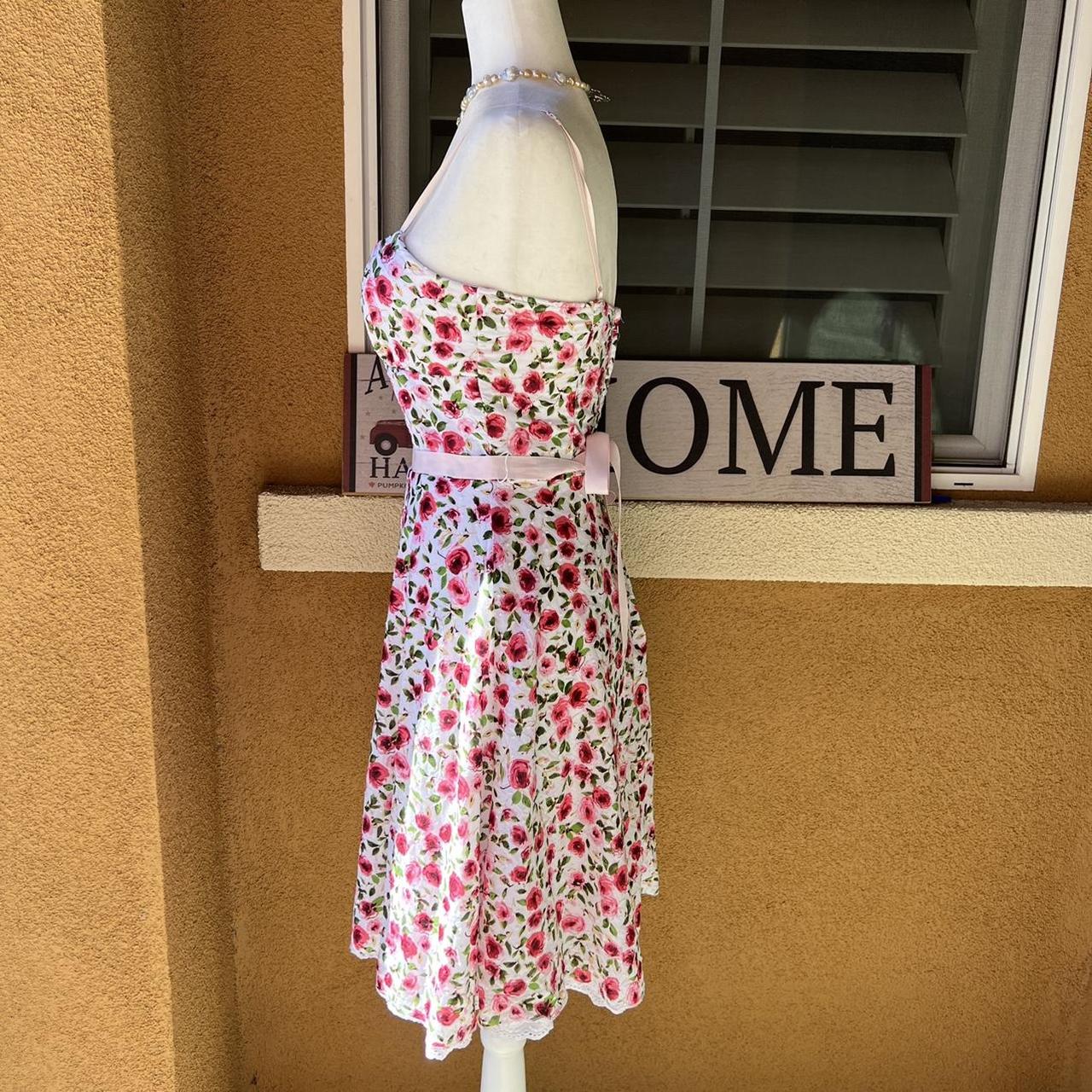 Ruby Rox Women's Pink and White Dress (3)
