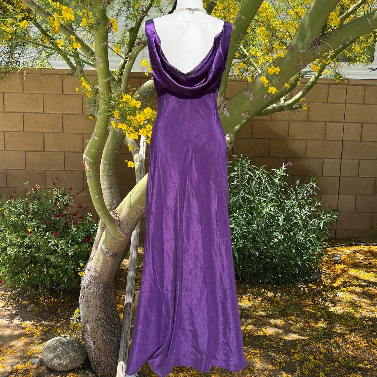 Aspeed Design Women's Purple and Silver Dress (2)