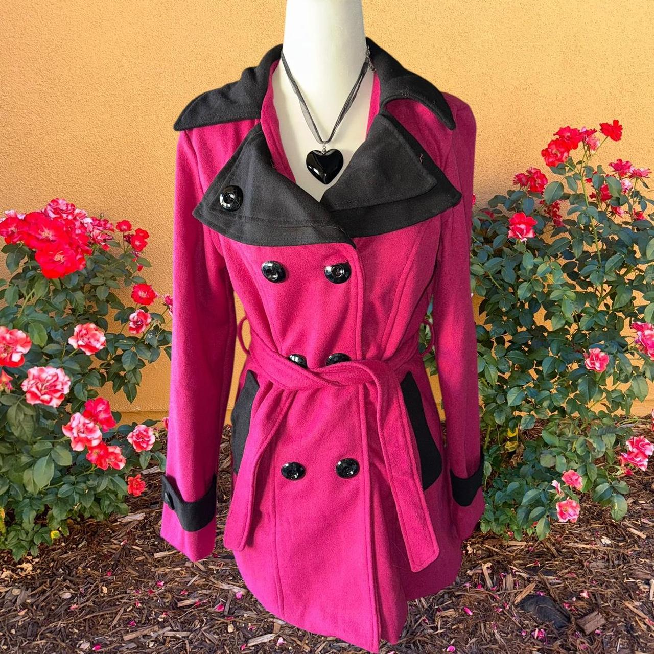 Ruby Rox Women's Lightweight Jacket - Pink/Black … - image 1