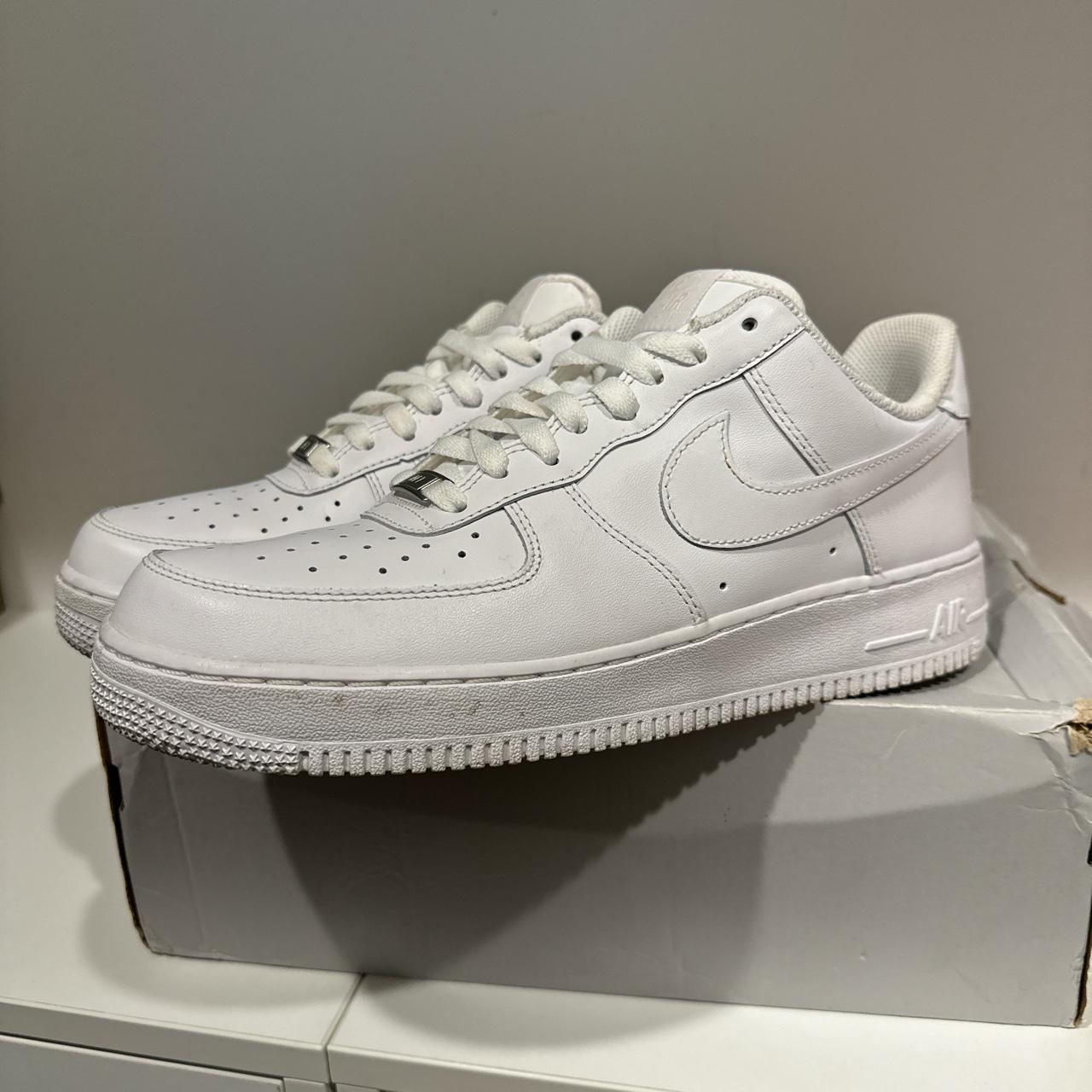 White Nike Air Force 1 - Depop