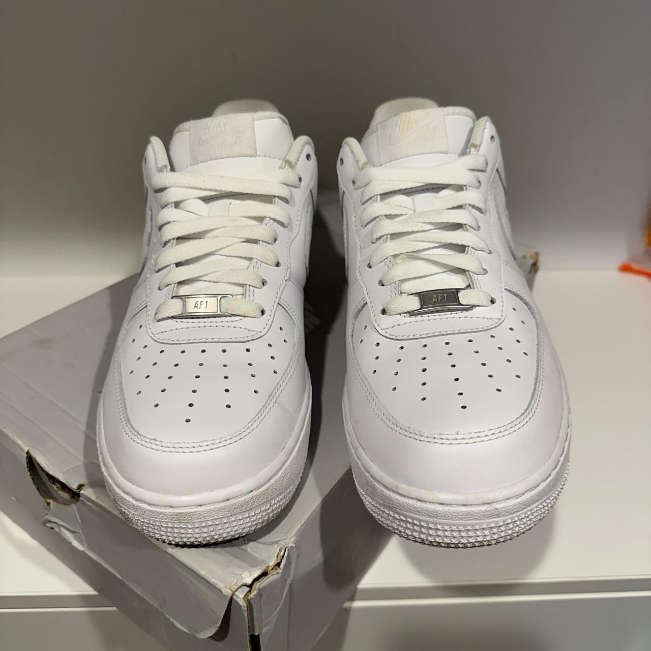 White Nike Air Force 1 - Depop