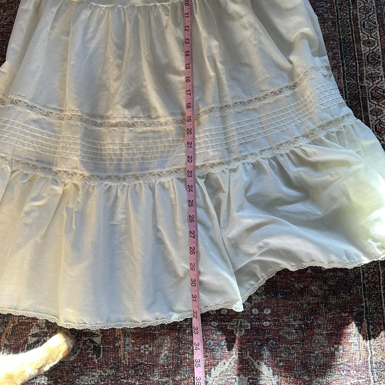 Women's Skirt - White - S – the cutest vintage wh… - image 5