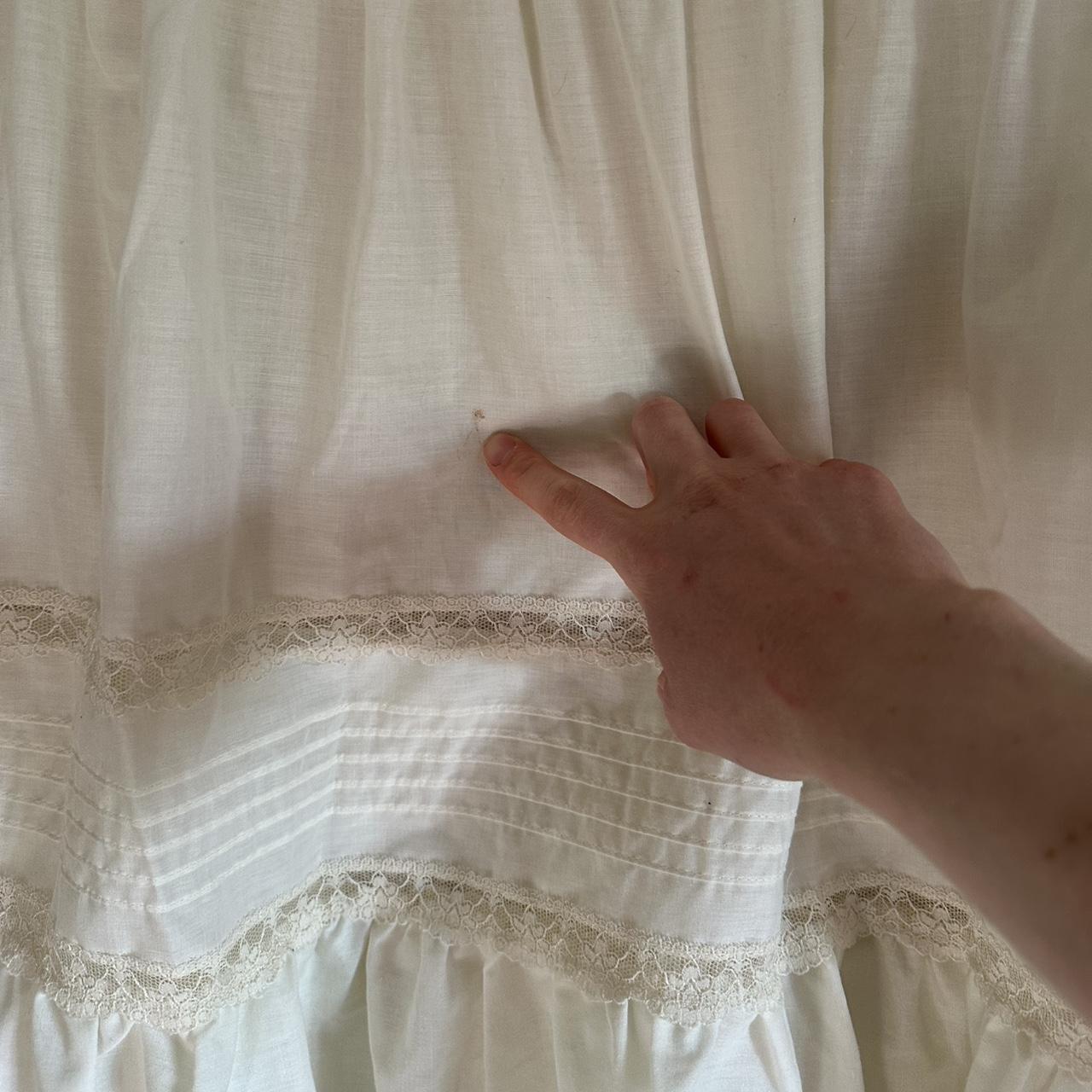 Women's Skirt - White - S – the cutest vintage wh… - image 2