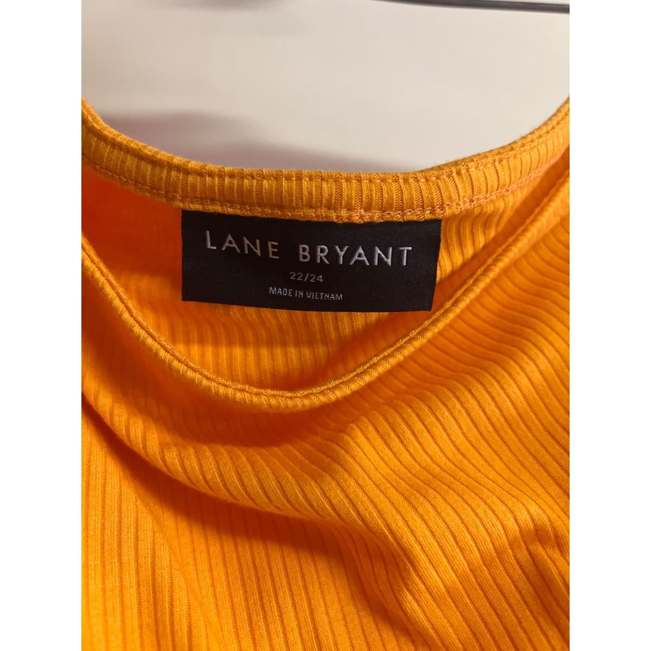 Stunning Lane Bryant size 22/24 orange one-shoulder... - Depop