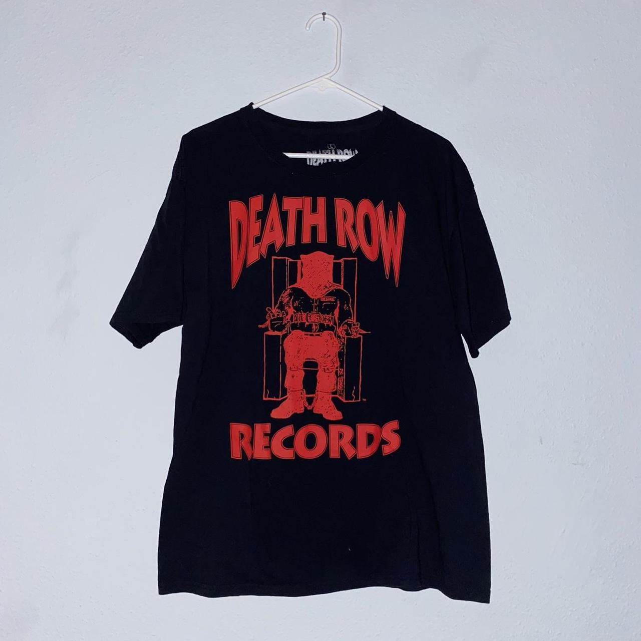 Black and red hot sale death row shirt