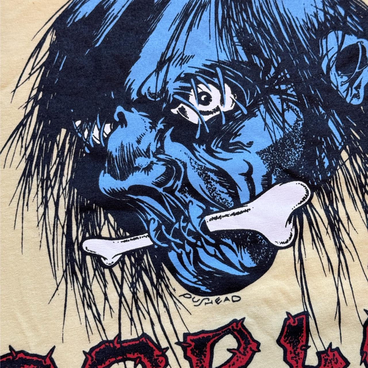 Vintage 90s Zorlac Skateboards Pushead Design NWT | Depop