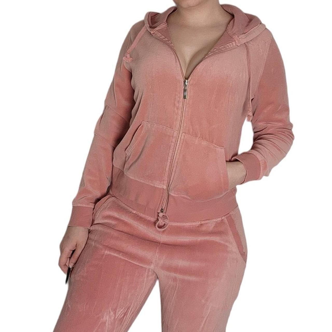 Pink Velour Track Suit Very comfy and soft matching... Depop