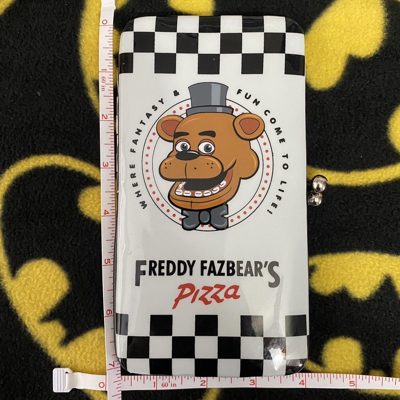 Fnaf Freddy Wallet In Good Condition, Zipper Works - Depop