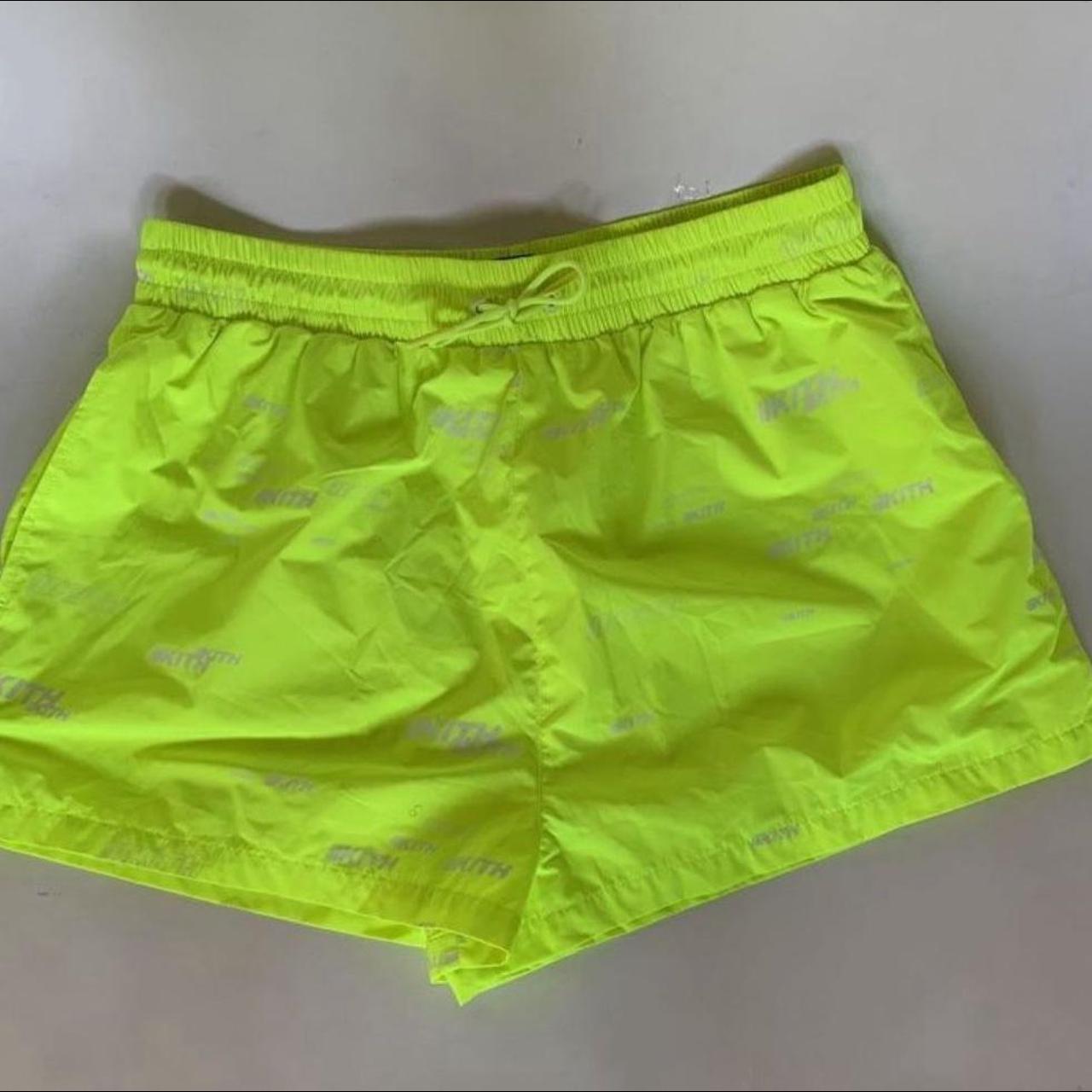 Kith Men's Green Shorts Depop