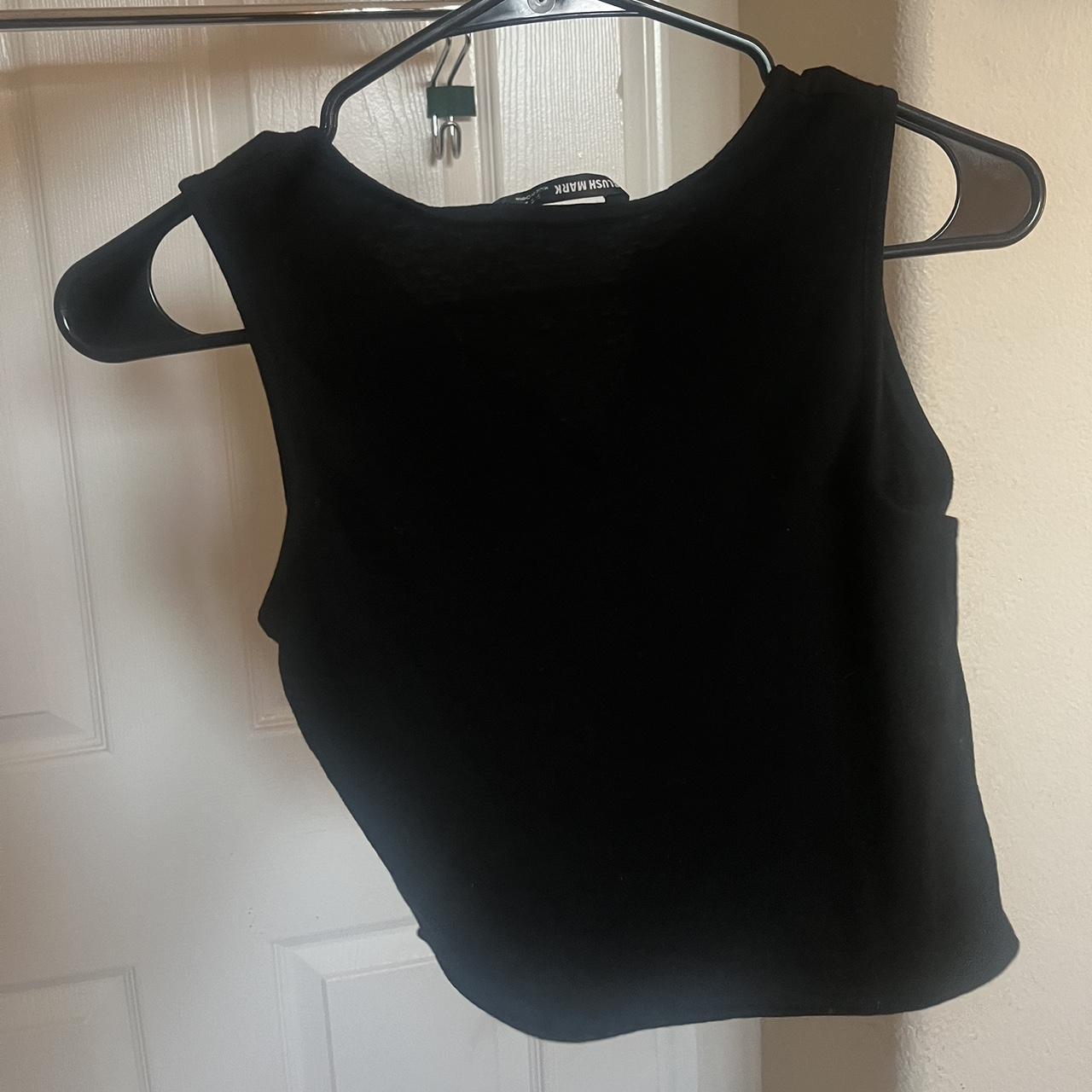 Baby Phat Women's Black Crop-top | Depop