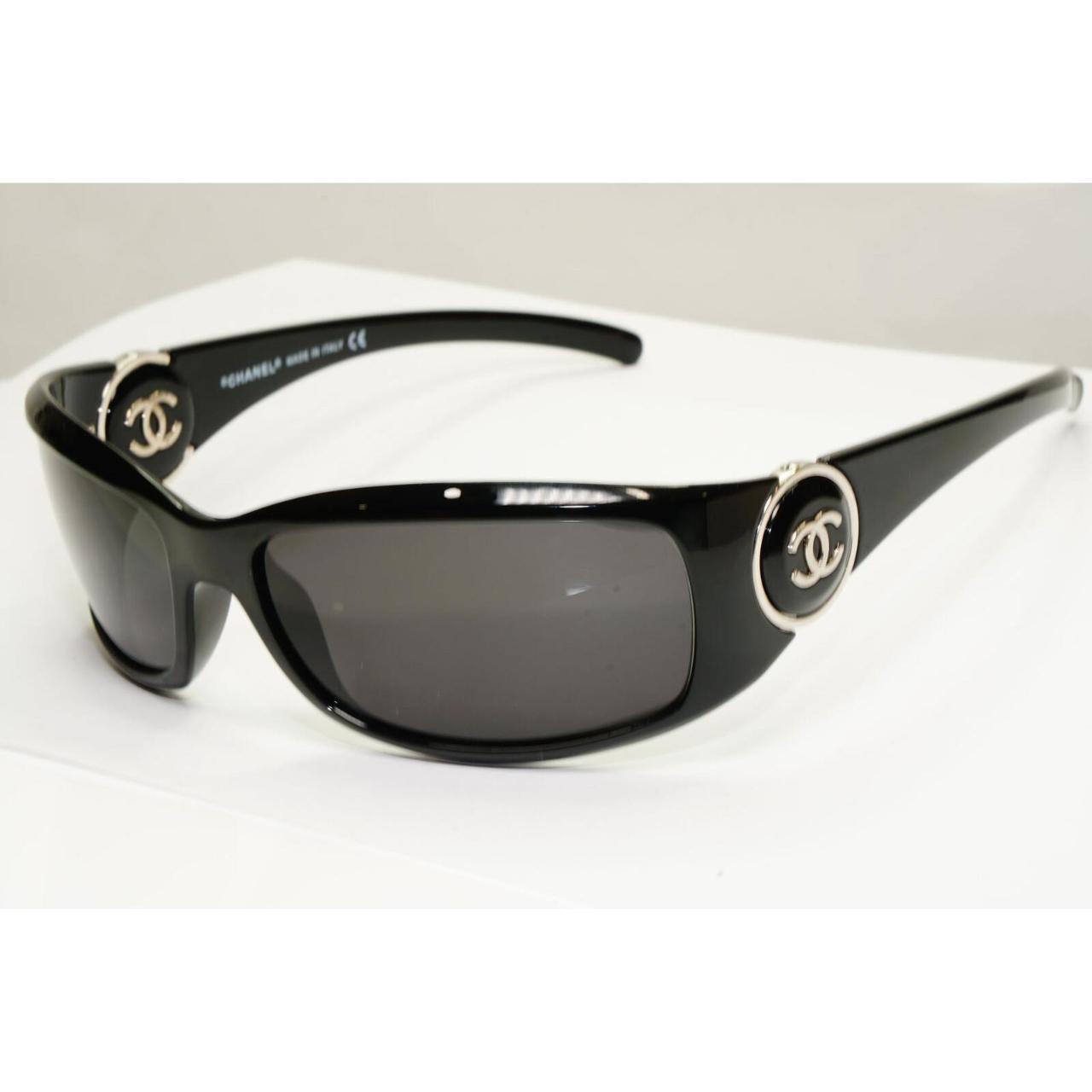 Chanel Men's Black Sunglasses Depop