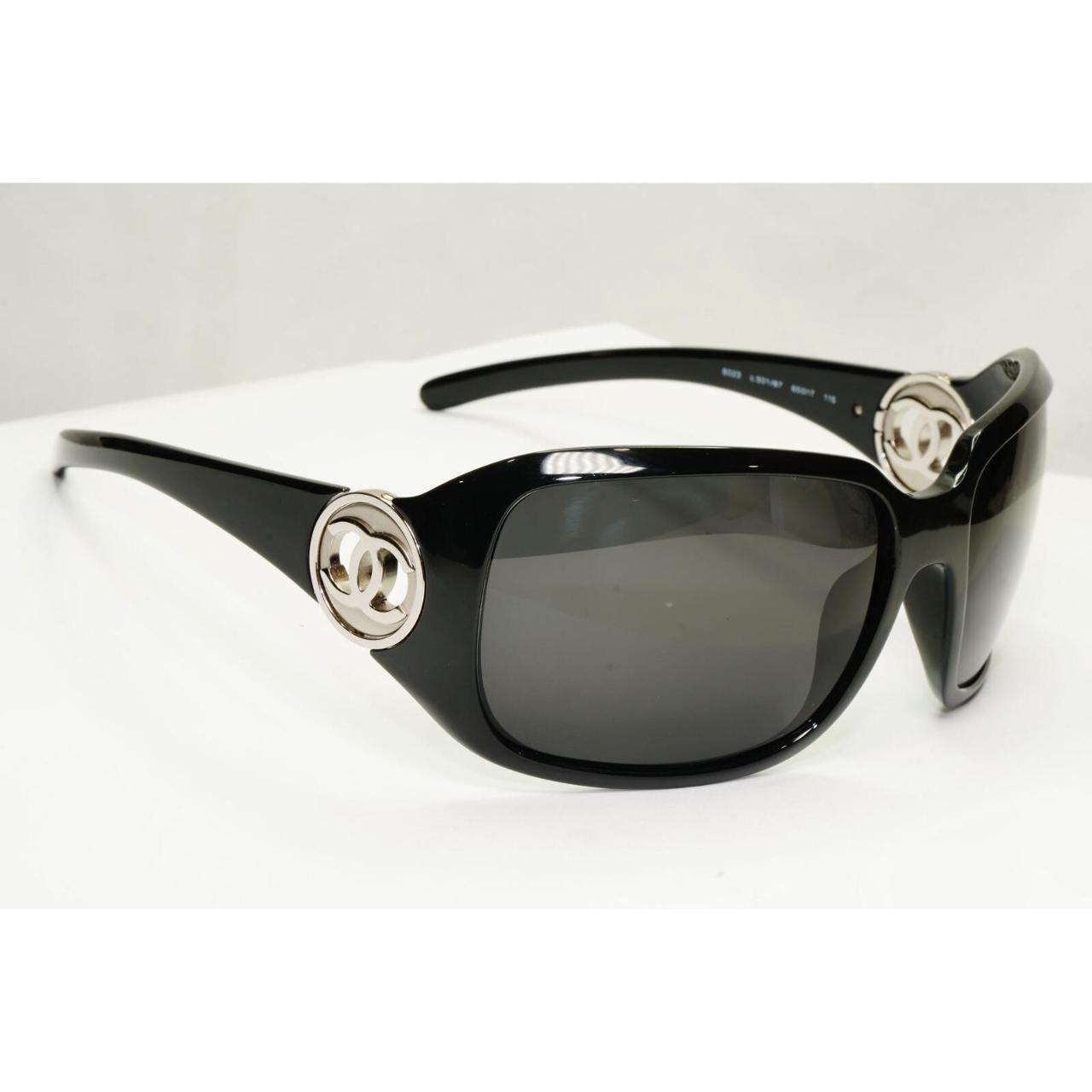 Chanel Men's Black Sunglasses Depop