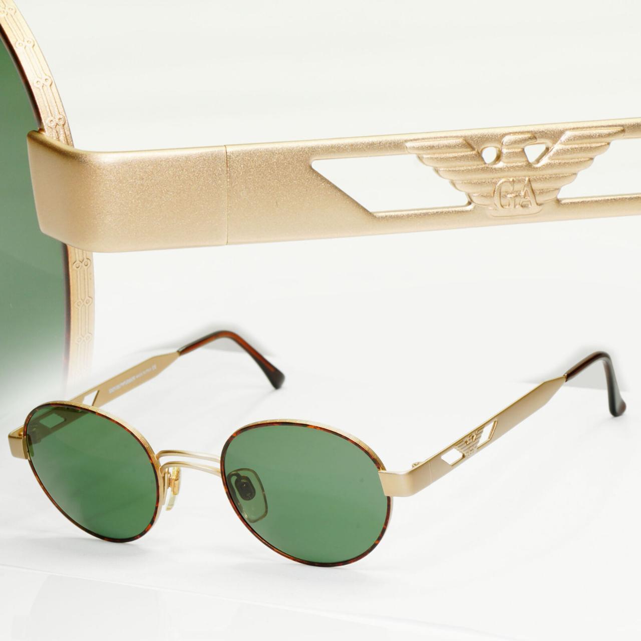 Emporio armani 2025 sunglasses gold