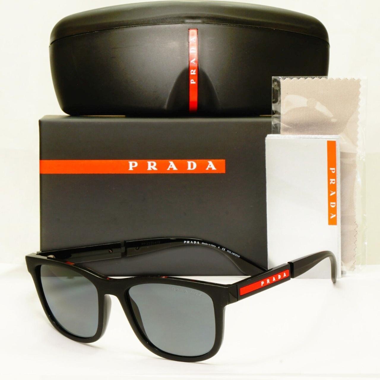 Prada PR 66ZS 1AB09G Polarised Sunglasses - US