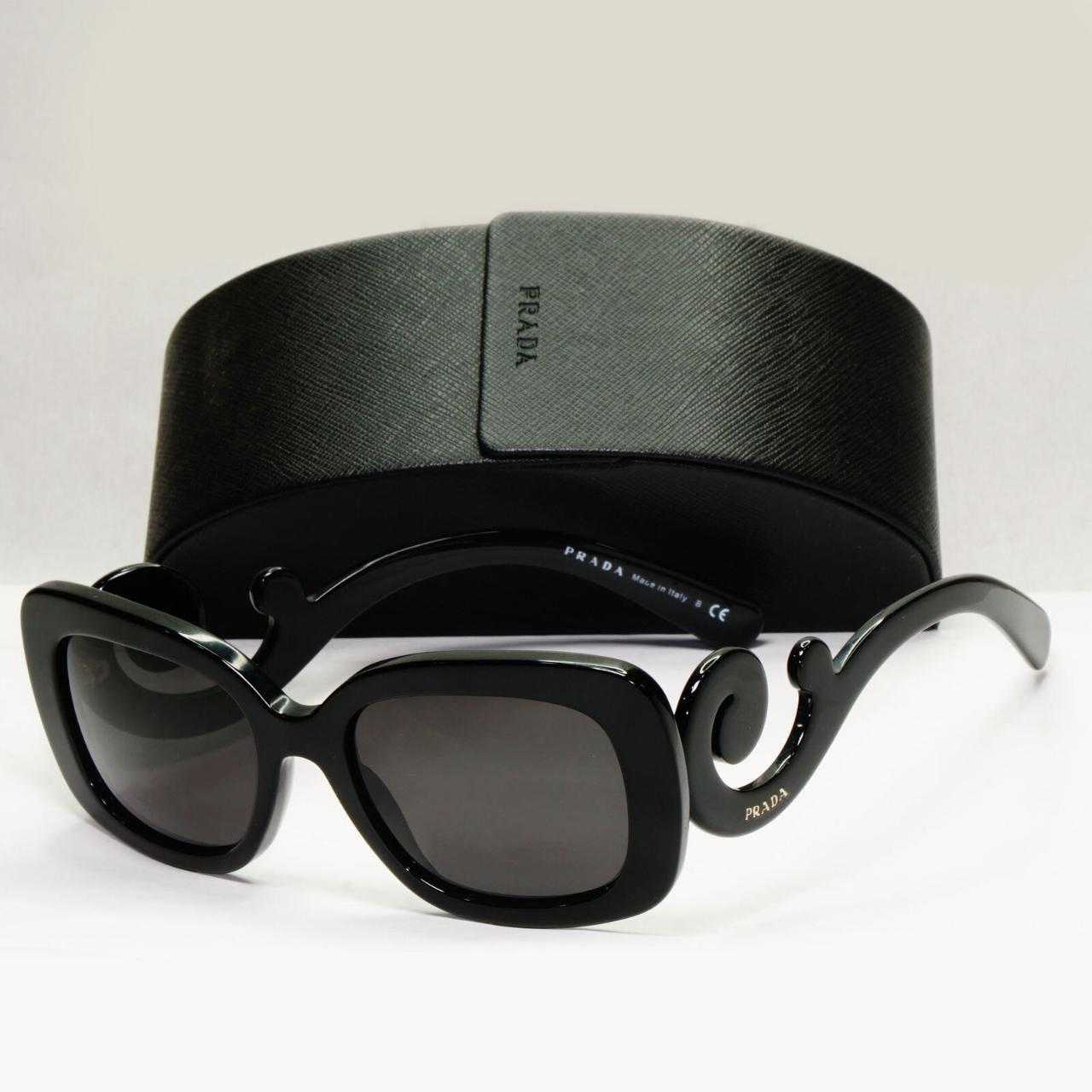 Black prada 2025 sunglasses swirl