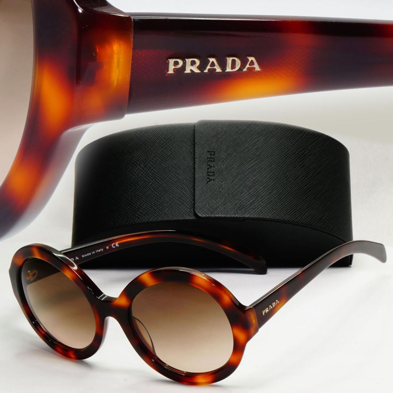 Round 2024 prada sunglasses